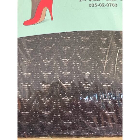 SPANX Assets Shaping Tights Textured Wish Bone 3 Pair Black Size 3 NEW - Picture 3 of 11